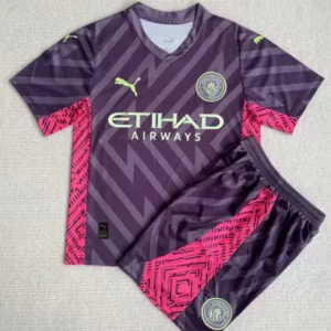 Manchester City 2023/24 Goalkeeper Adult Jersey And Shorts Kit
