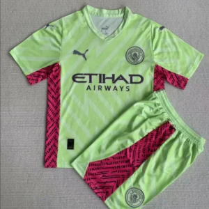 Manchester City 2023/24 Goalkeeper Adult Jersey And Shorts Kit