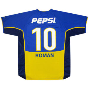 Boca Juniors 2002 Roman Home Retro Jersey