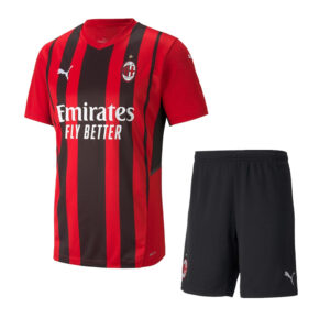 AC Milan 2021/22 Home Adult Jersey And Shorts Kit