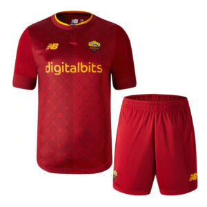 AS Roma 2022/23 Home Adult Jersey And Shorts Kit