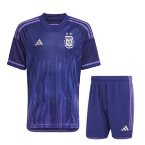 Argentina 2022 World Cup Away Adult Jersey And Shorts Kit