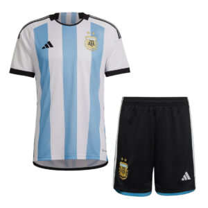 Argentina 2022 World Cup Home Adult Jersey And Shorts Kit