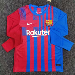 Barcelona 2021/22 Home Long Sleeve Jersey