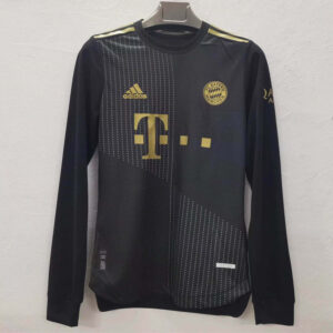 Bayern Munich 2021/22 Away Long Sleeves Player Version Jersey