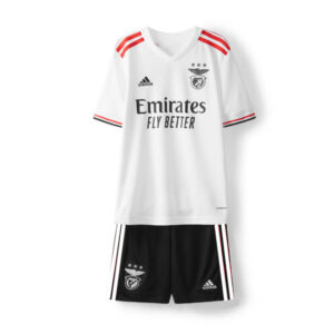 Benfica 2021/22 Away Kids Jersey And Shorts Kit