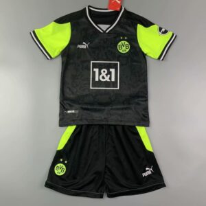 Borussia Dortmund 2020/21 Fourth Kids Jersey And Shorts Kit