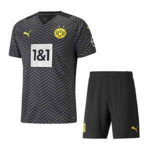 Borussia Dortmund 2021/22 Away Adult Jersey And Shorts Kit