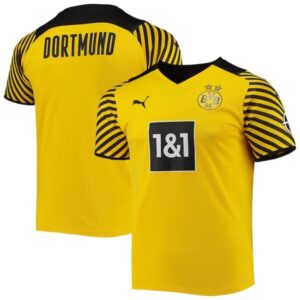 Borussia Dortmund 2021/22 Home Replica Jersey - Yellow/black