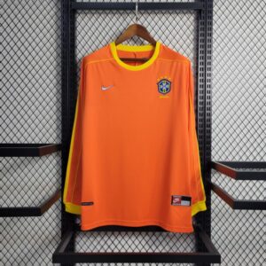 Brazil 1998 Goalkeeper Long Sleeve Retro Jersey