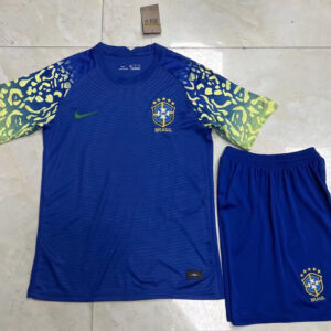 Brazil 2022 Away World Cup Adult Jersey And Shorts Kit