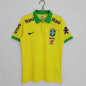 Brazil 2022 Polo Yellow Top For The Season