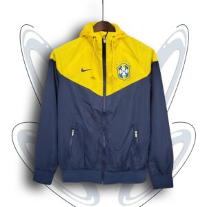 Brazil 2022 Windbreaker Blue And Yellow