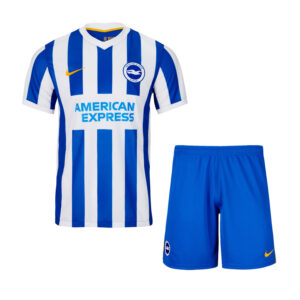 Brighton & Hove Albion 2021/22 Home Adult Jersey And Shorts Kit