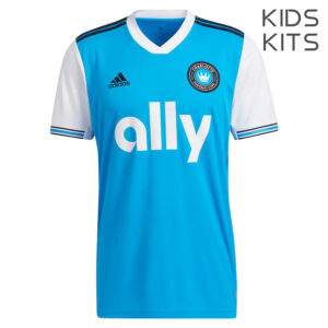 Charlotte FC 2022 Primary Kids Jersey And Shorts Kit