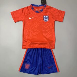 England 2021 Pre-Match Kids Jersey And Shorts Kit