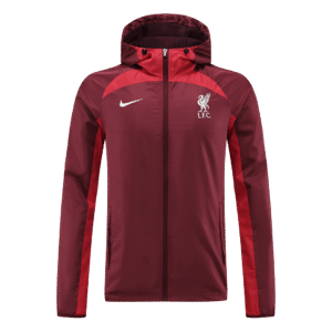 Liverpool 2022 Windbreaker Hoodie Jacket Red