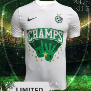 Maccabi Haifa 2021/22 Champion Kids Jersey And Shorts Kit - White