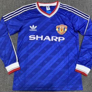 Manchester United 1986/88 Third Long Sleeves Retro Jersey