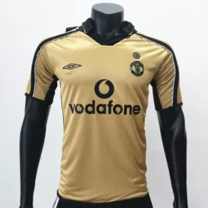 Manchester United 2001/2002 Centenary Reversible Away And Thirds Retro Jersey