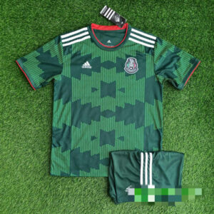 Mexico 2021 Home Adult Jersey And Shorts Kit - Green
