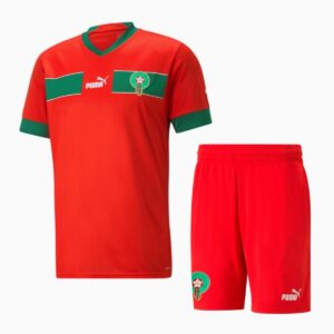 Morocco 2022/23 Home Adult Jersey And Shorts Kit