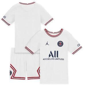 Paris Saint-Germain 2021/22 Fourth Kids Jersey And Shorts Kit
