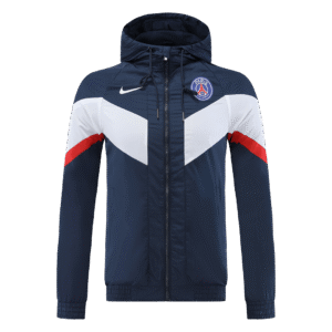 Paris Saint-Germain  2022 Windbreaker Hoodie Jacket Navy