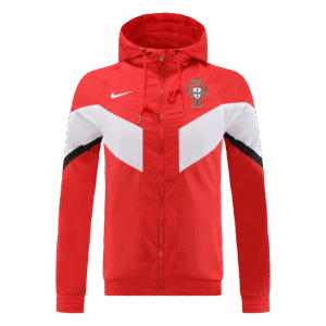 Portugal 2022 Windbreaker Hoodie Jacket Red