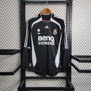 Real Madrid 2006/07 Away Long Sleeve Retro Jersey