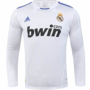 Real Madrid 2010/11 Home Long Sleeves Retro Jersey