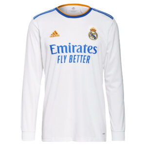 Real Madrid 2021/22 Home Long Sleeve Jersey