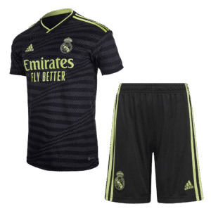 Real Madrid 2022/23 Third Kids Jersey And Shorts Kit