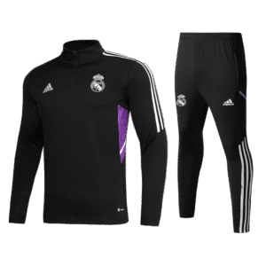 Real Madrid 2022-23 Jacket Tracksuit Black