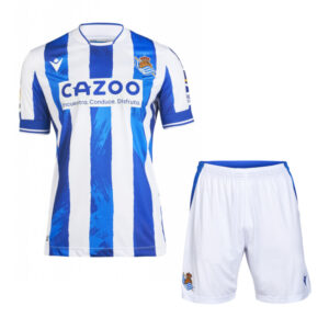 Real Sociedad 2022/23 Home Adult Jersey And Shorts Kit