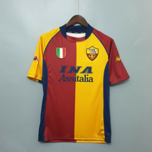 AS Roma 2001/2002 Home Retro Jersey