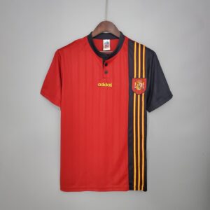Spain 1996 Home Retro Jersey