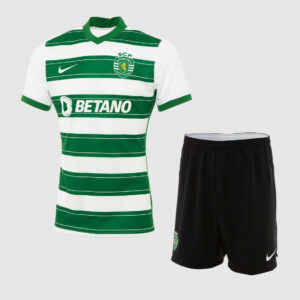 Sporting CP 2021/22 Home Adult Jersey And Shorts Kit