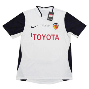 Valencia CF 2003/2004 UEFA Cup Final Home Retro Jersey
