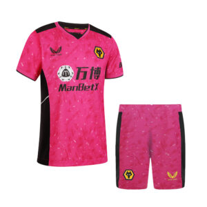 Wolves 2021/22 Away Goalkeeper Adult Jersey And Shorts Kit