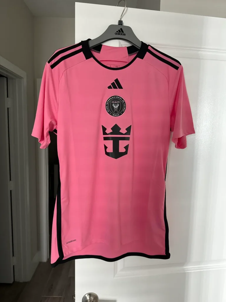 customizing a messi inter miami home jersey