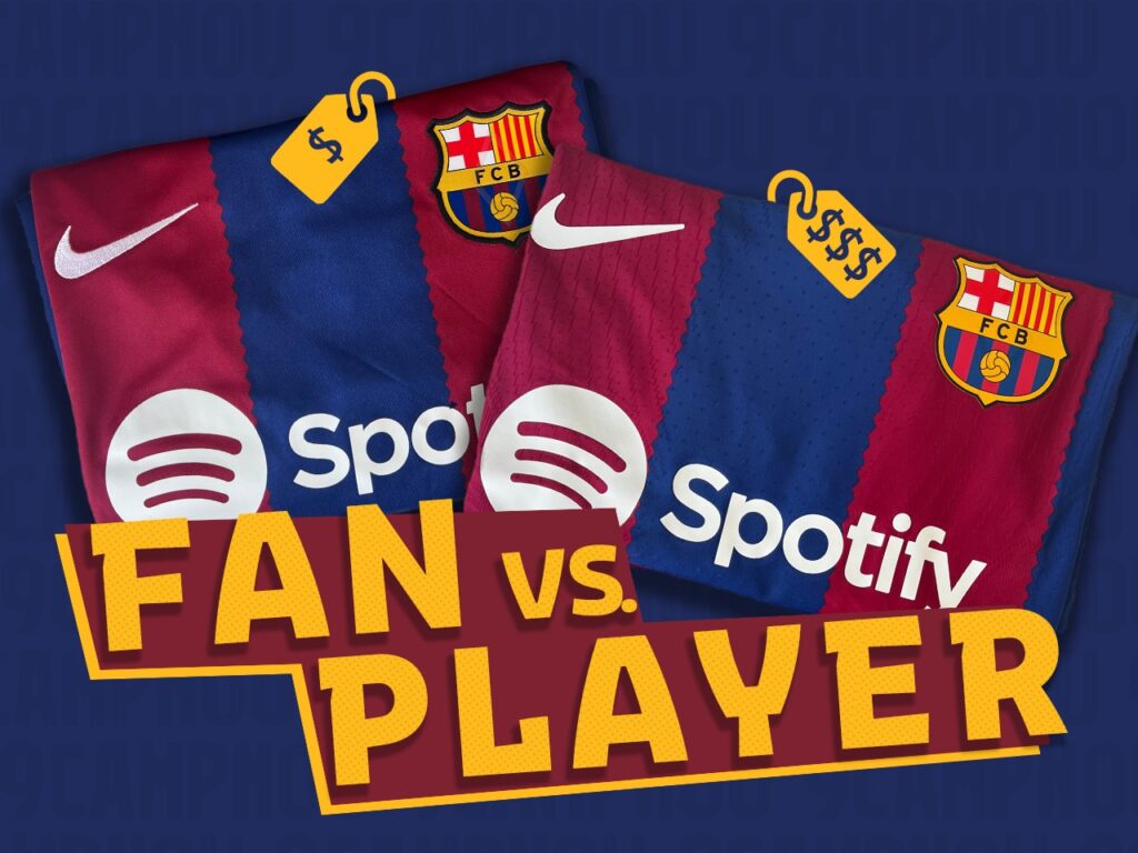 Player Version vs. Fan Version: The Definitive 2026 Jersey Comparison Guide fan vs player shirt nike 1024x768 1